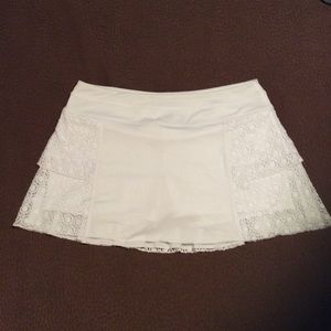 Cute White Tennis skirt